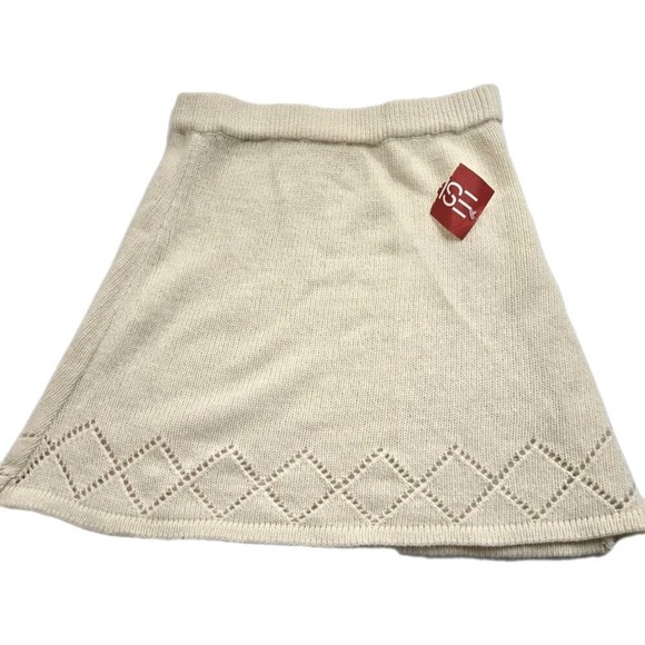 Esprit Dresses & Skirts - Esprit Vintage Size M Cream/White Lambswool Skirt Womens NWT